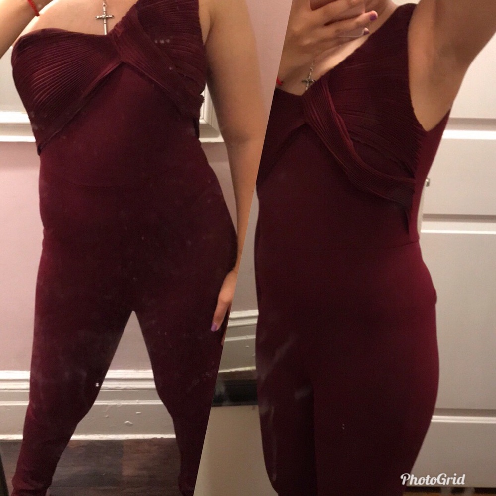 Stacie One Shoulder Pleated Top Jumpsuit